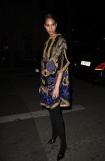 CINDY BRUNA Arrives at Balmain