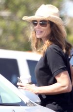 CINDY CRAWFORD in Leggings Out in Malibu 03/30/2017