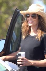 CINDY CRAWFORD in Leggings Out in Malibu 03/30/2017