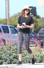 CINDY CRAWFORD in Leggings Out in Malibu 03/30/2017