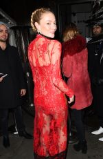 CLARA PAGET at Sushi Samba x Cool Earth Carnival Party in London 02/28/2017