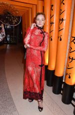 CLARA PAGET at Sushi Samba x Cool Earth Carnival Party in London 02/28/2017