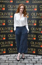 CLARE FOSTER at Olivier Awards Nominees Luncheon in London 03/10/2017