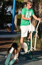 CLAUDIA ROMANI and Christopher Johns Out on St Patrick
