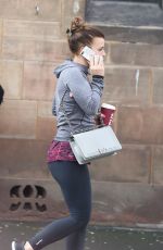 COLEEN ROONEY Out in Alderley Edge in Cheshire 03/01/2017