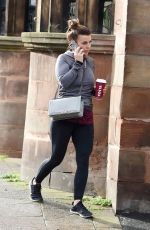 COLEEN ROONEY Out in Alderley Edge in Cheshire 03/01/2017