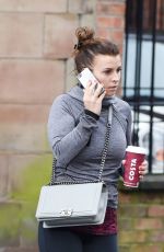 COLEEN ROONEY Out in Alderley Edge in Cheshire 03/01/2017