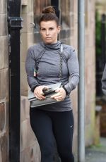 COLEEN ROONEY Out in Alderley Edge in Cheshire 03/01/2017