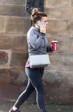 COLEEN ROONEY Out in Alderley Edge in Cheshire 03/01/2017