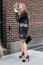 CONNIE BRITTON Arrives at Late Show with Stephen Colbert in New York 02/27/2017