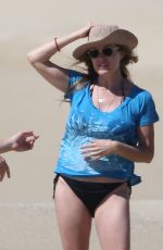 CONNIE BRITTON in Bikini Bottom at a Beach in Miami 03/25/2017