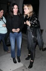 COURTENEY COX and SHERY CROW Out for Dinner in West Hollywood 03/01/2017