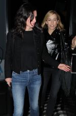 COURTENEY COX and SHERY CROW Out for Dinner in West Hollywood 03/01/2017