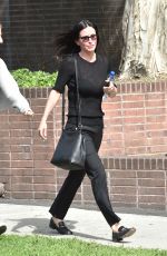 COURTENEY COX Out and About in Beverly Hills 03/10/2017