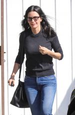 COURTENEY COX Out Shopping in West Hollywood 03/22/2017