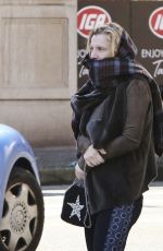 COURTNEY LOVE Out and About in Los Angeles 03/19/2017