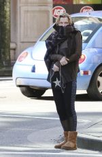 COURTNEY LOVE Out and About in Los Angeles 03/19/2017