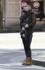 COURTNEY LOVE Out and About in Los Angeles 03/19/2017