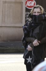 COURTNEY LOVE Out and About in Los Angeles 03/19/2017