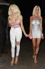 COURTNEY STODDEN and SHAUNA SAND at Pump Restaurant in Los Angeles 03/10/2017