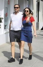 CRYSTAL REED and Darren McMullen Out Shopping in Beverly Hills 03/04/2017