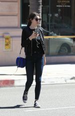 CRYSTAL REED Out and About in Los Angeles 03/29/2017