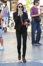CRYSTAL REED Out for Coffee in Beverly Hills 03/22/2017