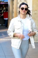 CRYSTAL REED Out Shopping in Beverly Hills 02/28/2017