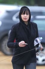 DAISY LOWE Out and About in Hampstead Heath 03/29/2017