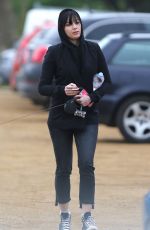 DAISY LOWE Out and About in Hampstead Heath 03/29/2017