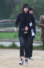 DAISY LOWE Out and About in Hampstead Heath 03/29/2017