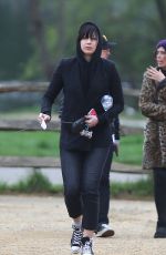 DAISY LOWE Out and About in Hampstead Heath 03/29/2017