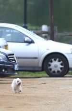 DAISY LOWE Out and About in Hampstead Heath 03/29/2017