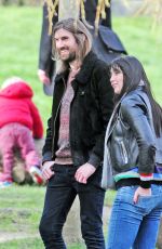 DAISY LOWE Out at a Park in London 03/05/2017