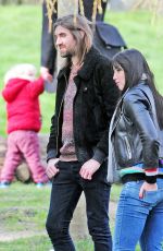 DAISY LOWE Out at a Park in London 03/05/2017