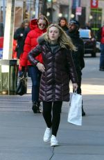 DAKOTA FANNING Out in New York 03/02/2017