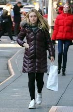 DAKOTA FANNING Out in New York 03/02/2017
