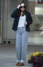 DAKOTA JOHNSON Ariives at Airport in Miami 03/29/2017