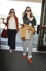 DAKOTA JOHNSON at Los Angeles International Airport 03/29/2017