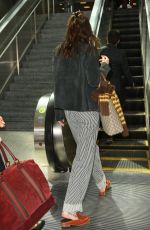 DAKOTA JOHNSON at Los Angeles International Airport 03/29/2017
