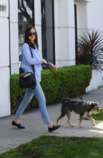 DAKOTA JOHNSON in Jeans Out in West Hollywood 03/17/2017