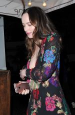DAKOTA JOHNSON Leaves Chateau Marmont in West Hollywood 03/25/2017