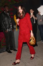 DAKOTA JOHNSON Leaves Power Stylists Dinner in West Hollywood 03/14/2017