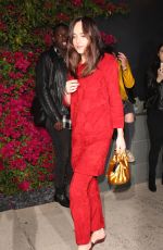 DAKOTA JOHNSON Leaves Power Stylists Dinner in West Hollywood 03/14/2017
