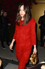 DAKOTA JOHNSON Leaves Power Stylists Dinner in West Hollywood 03/14/2017
