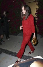 DAKOTA JOHNSON Leaves Power Stylists Dinner in West Hollywood 03/14/2017