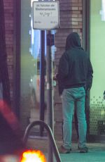 DAKOTA JOHNSON on the Set of 