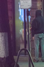 DAKOTA JOHNSON on the Set of 