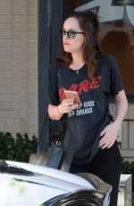 DAKOTA JOHNSON Shopping at Barney