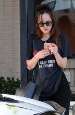 DAKOTA JOHNSON Shopping at Barney